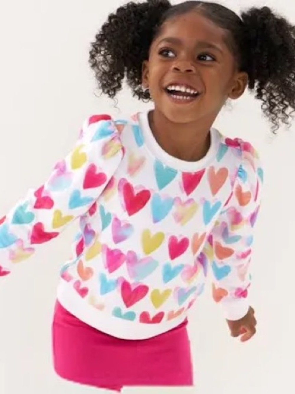 Little Sleepies Heart-Print Pullover Sweatshirt